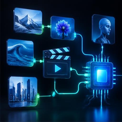 Ilustración conceptual: flujos automáticos